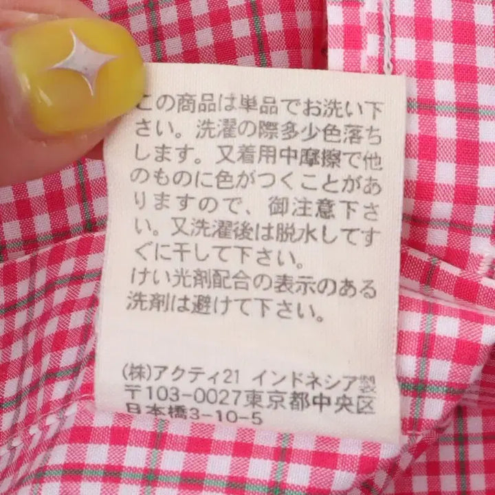 [BUNJANG] Polo Ralph Lauren Blake Pink Check Half Shirt / 폴로 랄프로렌 블레이크 핑크 체크 하프 셔츠