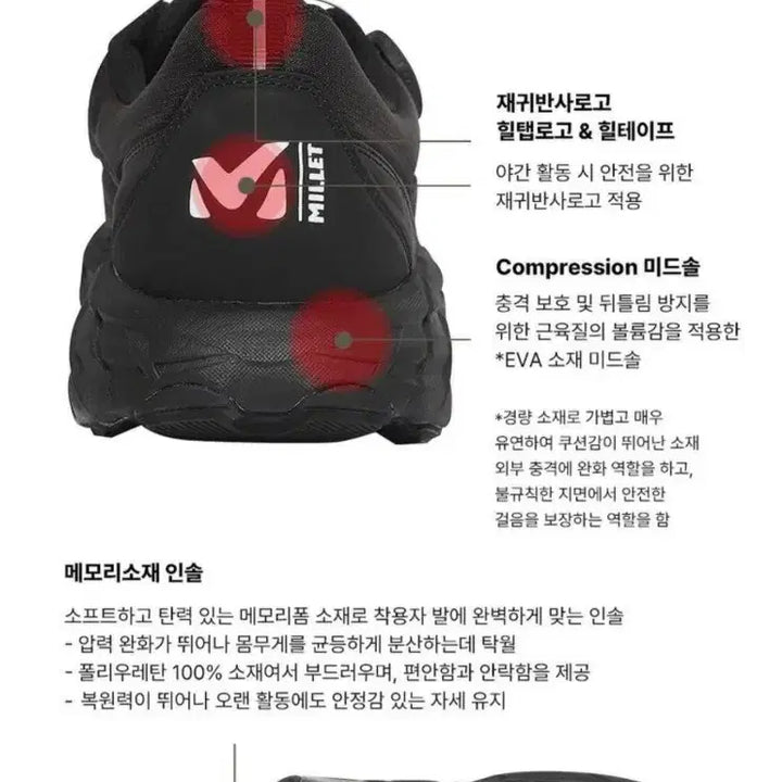 [BUNJANG] Millet Hiking Boots 255 / 새상품 밀레 경등산화 255