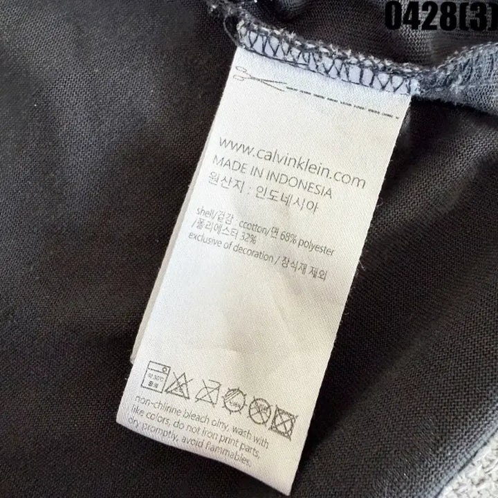 [BUNJANG] Calvin Klein Black Short Sleeve T-shirt XL / 캘빈클라인 블랙 반팔 티셔츠 XL  0428(3)