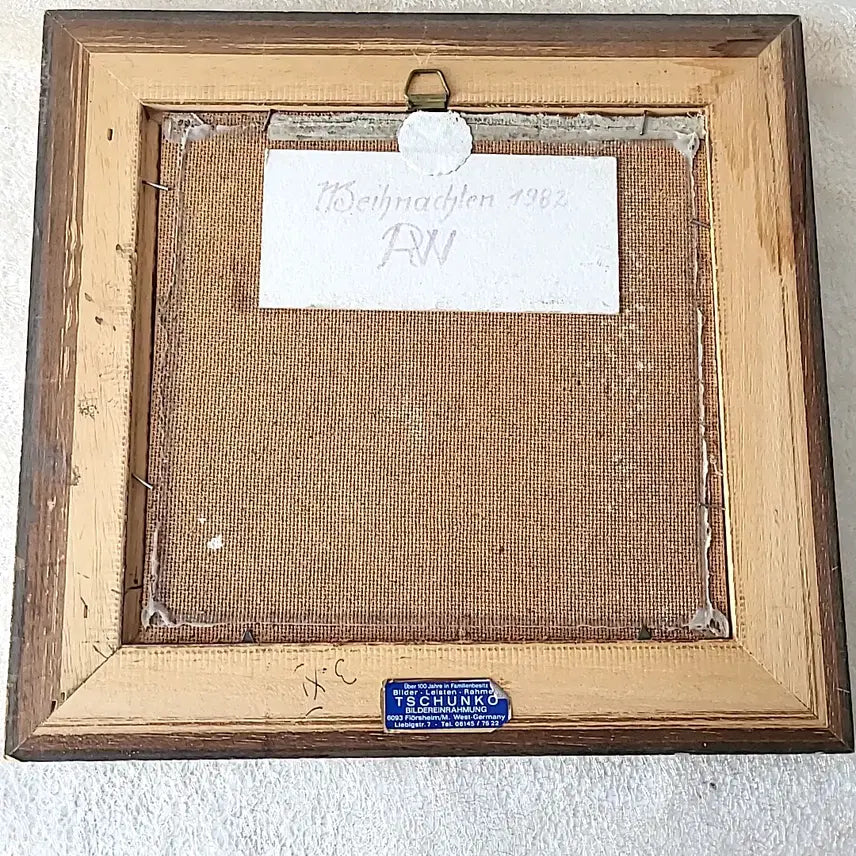 [BUNJANG] Vintage Floral Oil Painting Wood Frame / 빈티지 플라워 유화 우드프레임