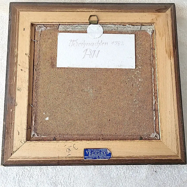 [BUNJANG] Vintage Floral Oil Painting Wood Frame / 빈티지 플라워 유화 우드프레임