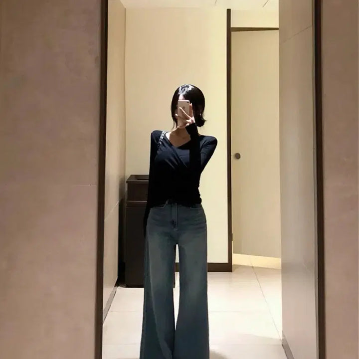 [SOLD OUT] 모디핏 와이드팬츠 (새상품)