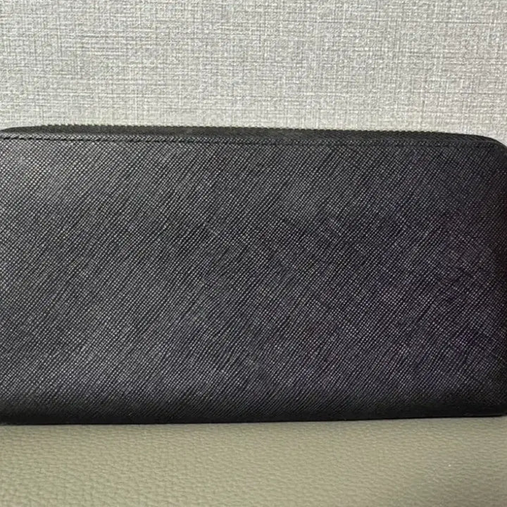 [BUNJANG] Hazzys Black Leather Long Wallet / 헤지스 블랙 가죽 장지갑