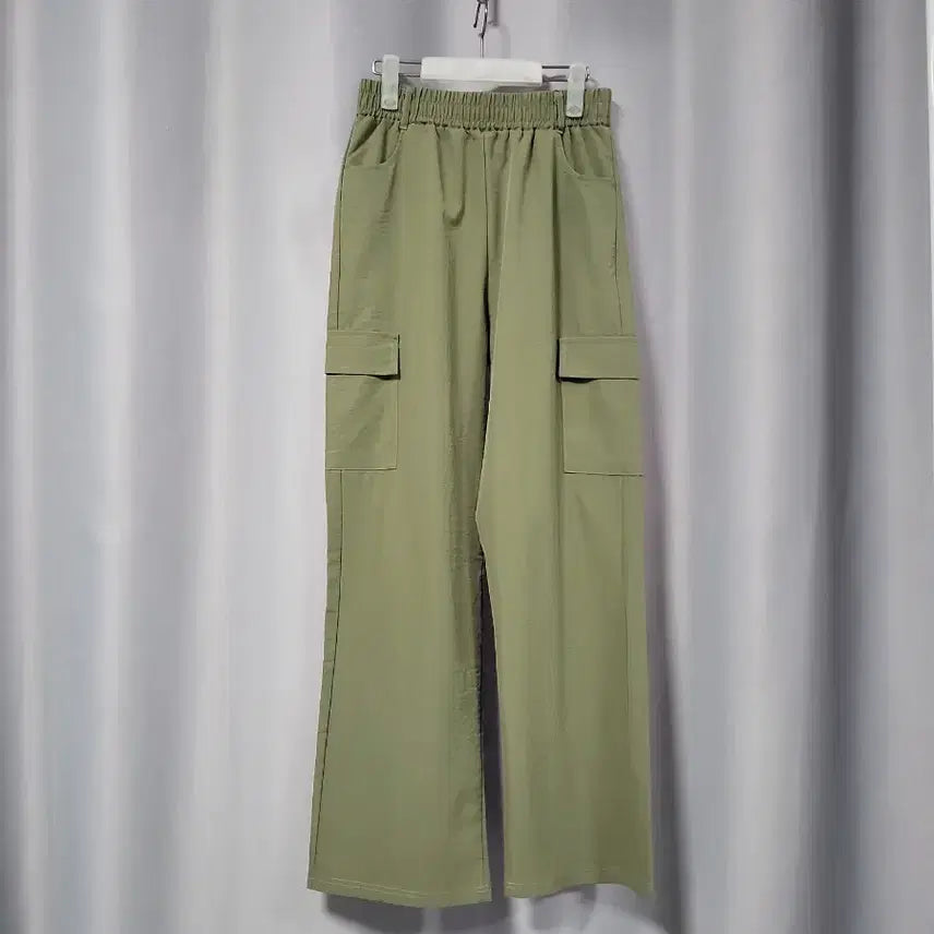 [BUNJANG] Cargo Wide Banding Pants / 카고 와이드 밴딩바지