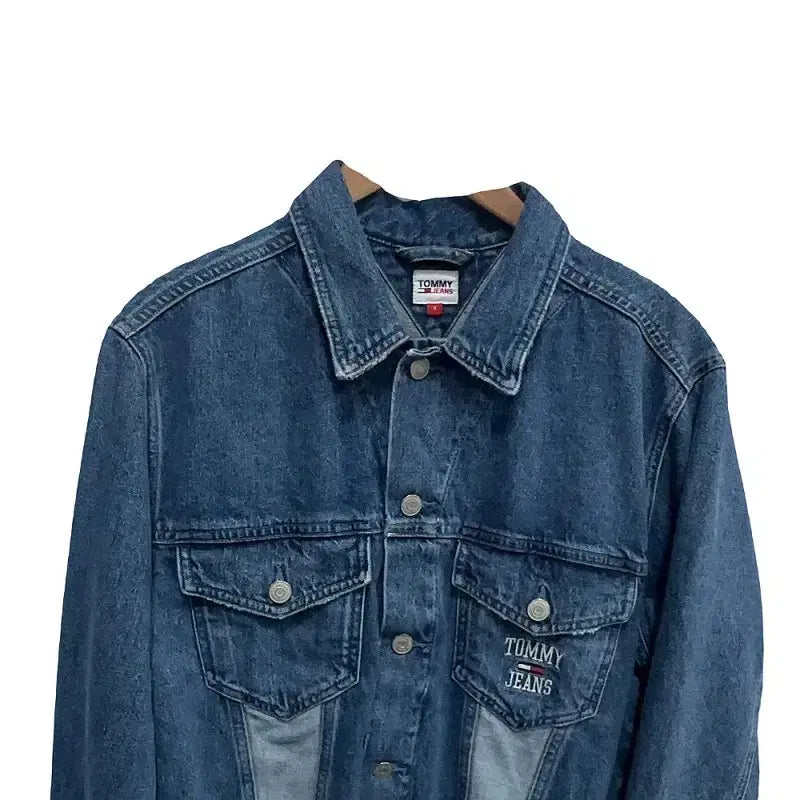 [BUNJANG] Tommy Hilfiger Crop Denim Jacket / 여S/타미힐피거 크롭 데님 자켓
