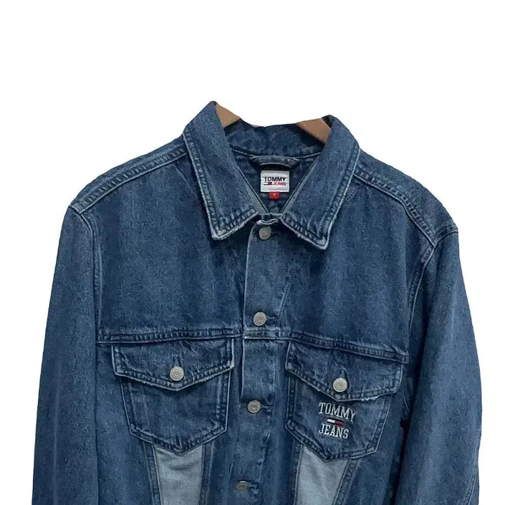 [BUNJANG] Tommy Hilfiger Crop Denim Jacket / 여S/타미힐피거 크롭 데님 자켓