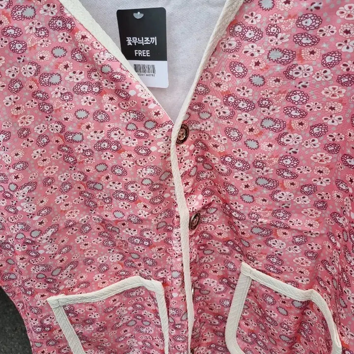 [SOLD OUT] 꽃무늬 조끼 Free 사이즈