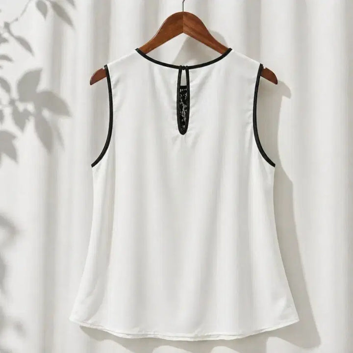 [BUNJANG] H&amp;M Lace Blouse - Sleeveless Summer Blouse / H&amp;M 레이스 블라우스 / 민소매 / 여름 블라우스