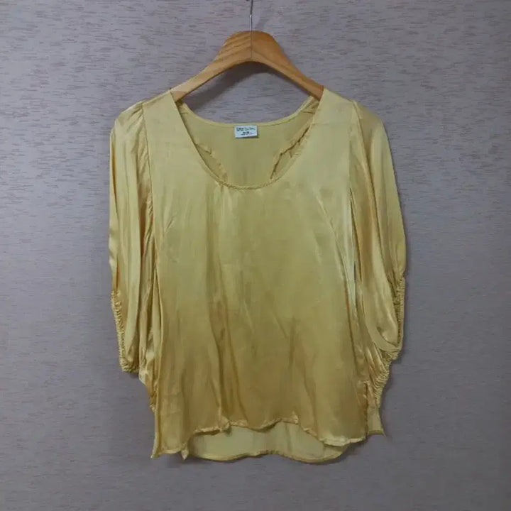[BUNJANG] Silk Balloon Sleeve Blouse - Women&