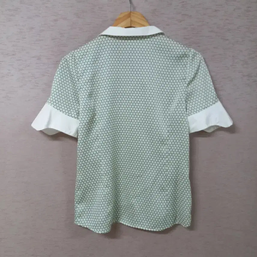 [BUNJANG] Jill by Jill Stuart Pattern Blouse for Women / B4-29/질바이질스튜어트 카라장식 패턴 블라우스  여성