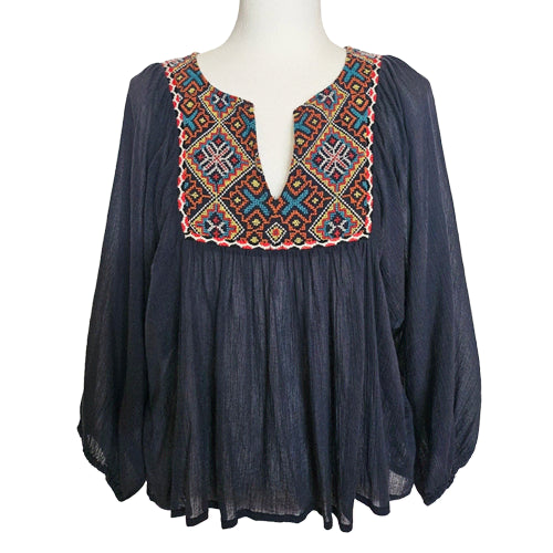 [BUNJANG] Denim &amp; Supply Bohemian Blouse / 데님앤서플라이 보헤미안 블라우스