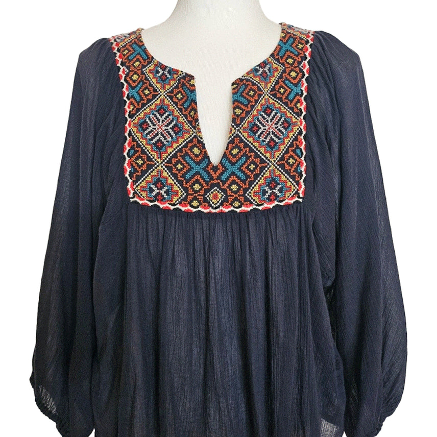 [BUNJANG] Denim &amp; Supply Bohemian Blouse / 데님앤서플라이 보헤미안 블라우스