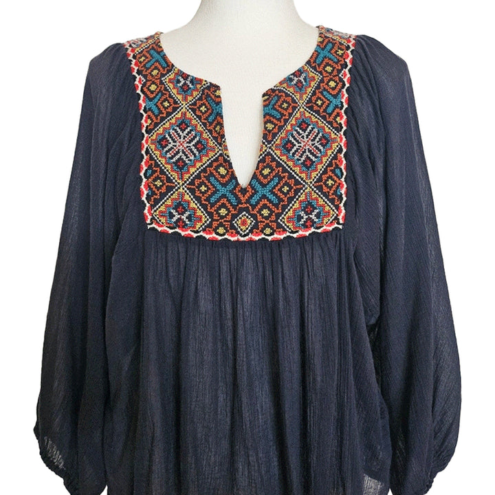 [BUNJANG] Denim &amp; Supply Bohemian Blouse / 데님앤서플라이 보헤미안 블라우스