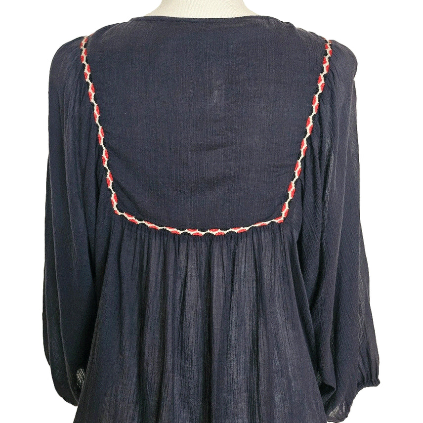 [BUNJANG] Denim &amp; Supply Bohemian Blouse / 데님앤서플라이 보헤미안 블라우스