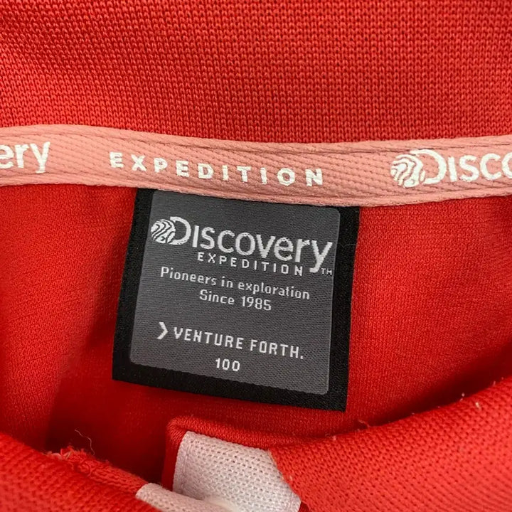 [BUNJANG] Discovery Expedition Red Polo Dress / 1회착용- 디스커버리 익스페디션의 레드 컬러 폴로 원피스