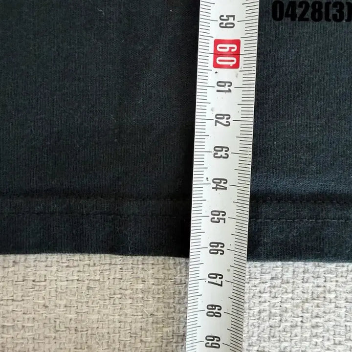 [BUNJANG] Converse Black Printed T-shirt (Size 95) / 컨버스 블랙 반팔 티셔츠 프린팅  95 0428(3)
