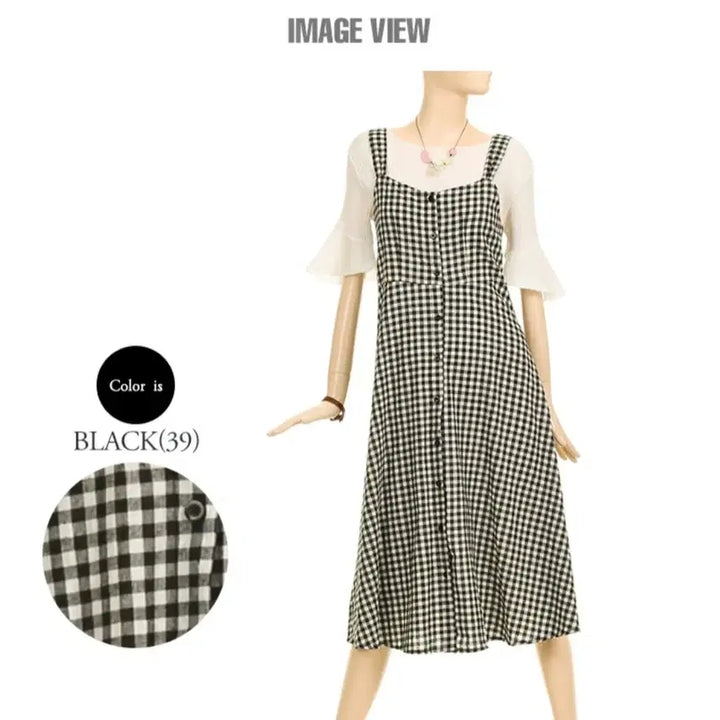[BUNJANG] SOUP Back Ribbon Point Dress / 택있음)) SOUP 뒷리본 포인트 원피스