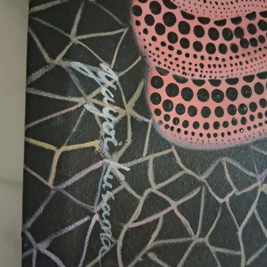 [BUNJANG] Yayoi Kusama Pumpkin Painting Pink Dots / 쿠사마 야요이 호박 그림 핑크 도트