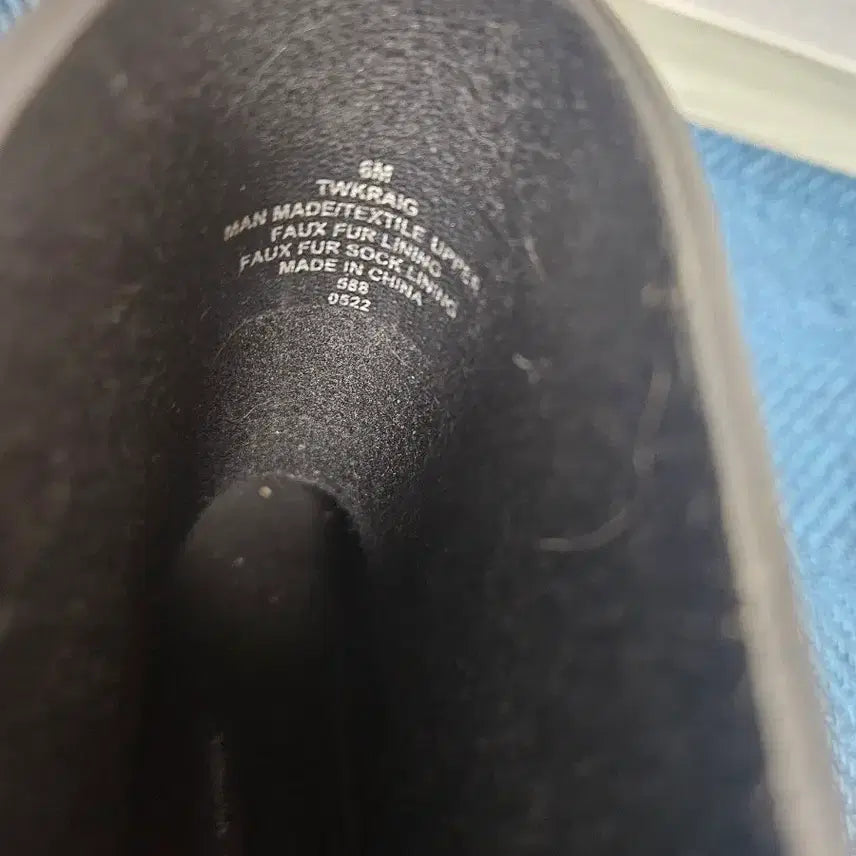 [BUNJANG] Tommy Hilfiger Rain Boots / 타미힐피거 블랙 레인부츠 6M (230)