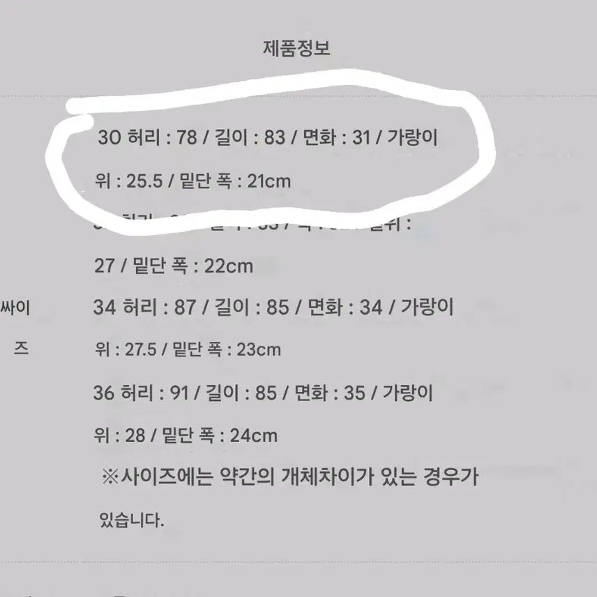 [BUNJANG] Trophy Clothing 1606H Heritage W Knee Jeans / 트로피클로딩 1606H HERITAGE W KNEE 30