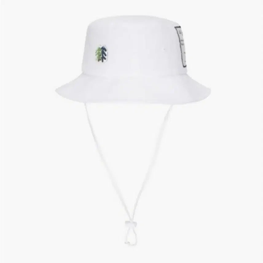 [BUNJANG] Kolon Sport Sangnoksu White Bucket Hat / 코오롱스포 상록수 화이트 벙거지 모자