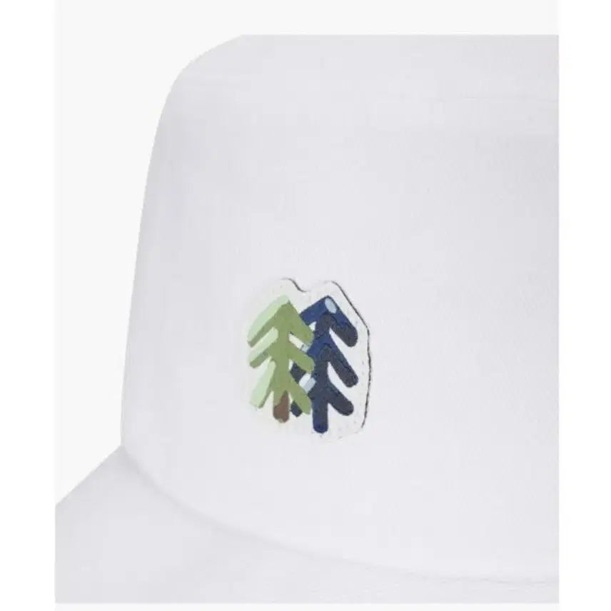[BUNJANG] Kolon Sport Sangnoksu White Bucket Hat / 코오롱스포 상록수 화이트 벙거지 모자