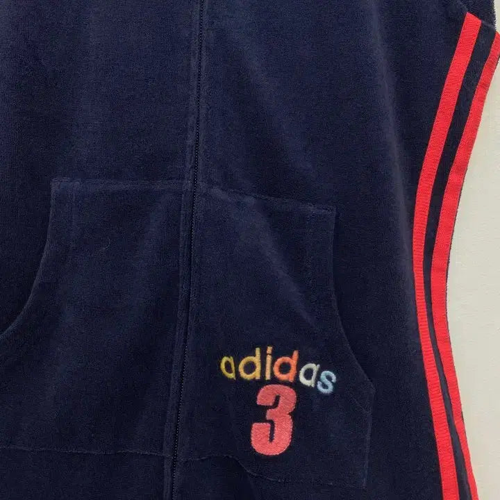 [BUNJANG] Adidas Terry Cotton Zip-up Dress / 빈티지 ADIDAS 태리 코튼 집업 원피스