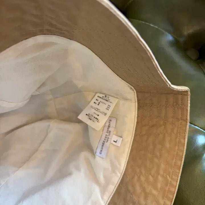 [BUNJANG] Engineered Garments Ivory Beige Bucket Hat / 엔지니어드가먼츠 아이보리 베이지 버킷햇