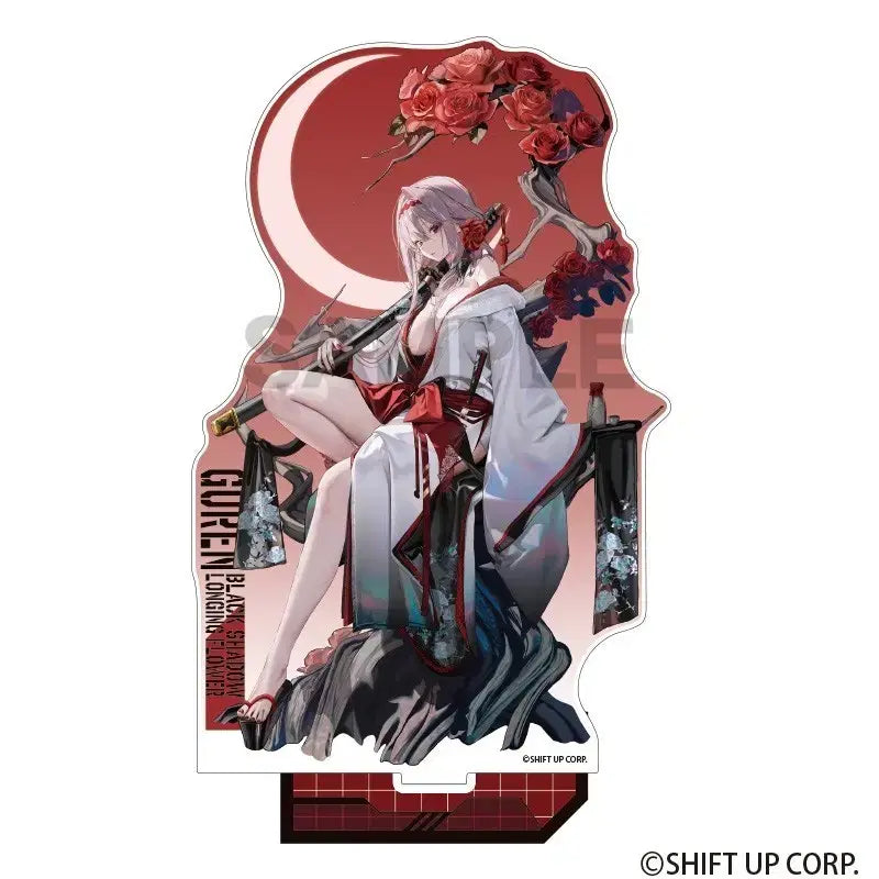 [BUNJANG] Nikon Hongryeon Heugryeon Black Lotus Acrylic Stand / 니케 홍련 흑영 흑련 아크릴 스탠드