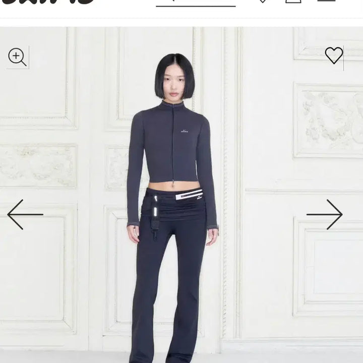 [BUNJANG] Nike SKIMS Black Zip-Up Crop Jacket / 나이키 스킴스 NIKE SKIMS 블랙 짚업 크롭 재킷
