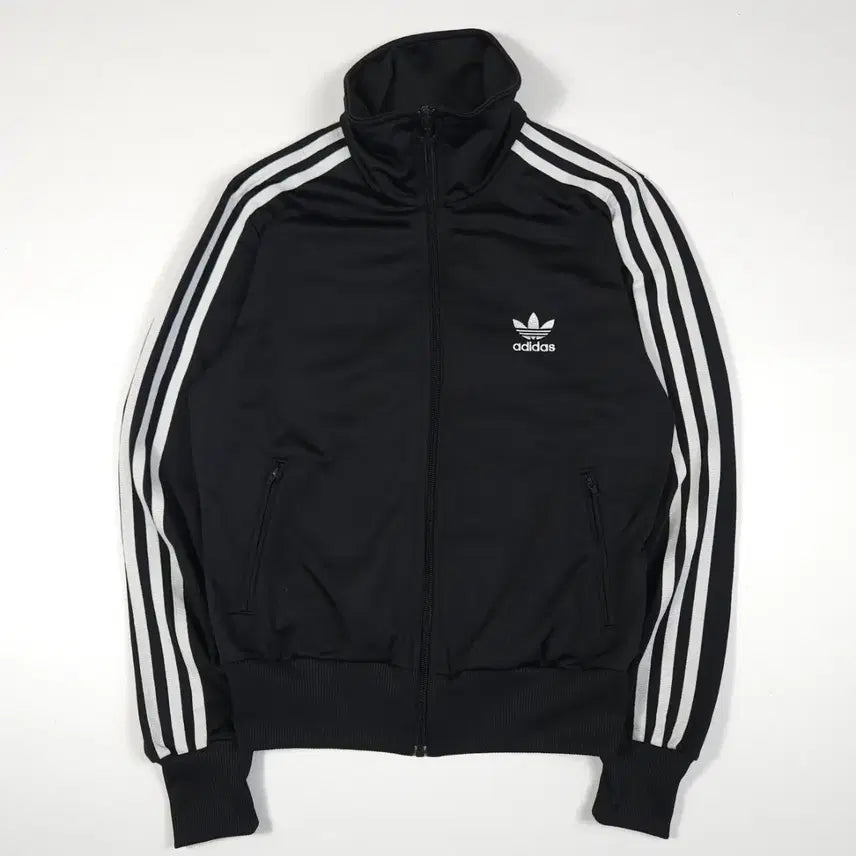 [BUNJANG] Adidas Firebird Big Logo Track Top Black / 아디다스 파이어버드 빅로고 트랙탑 블랙 [95]