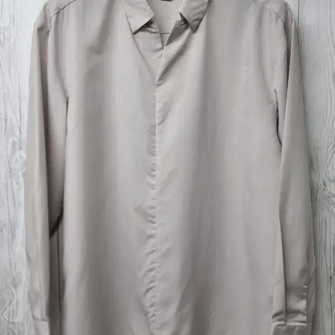 [BUNJANG] ANDZ Spring/Summer Minimal Modal Shirt Beige 105 / [미착용 새상품] 앤드지 봄여름 미니멀 모달 셔츠 베이지 105