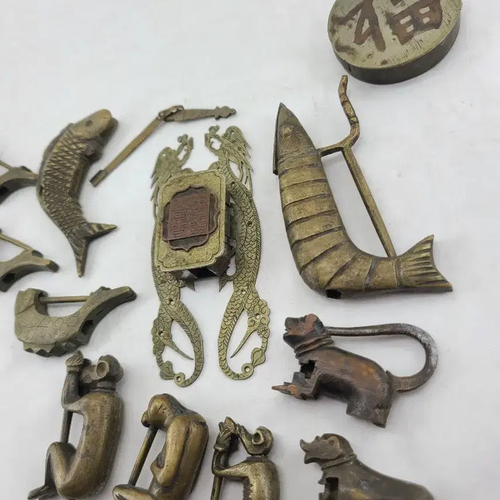 [BUNJANG] Vintage Antique Locks and Keys Collection / 빈티지 고전 자물쇠 열쇠 모음