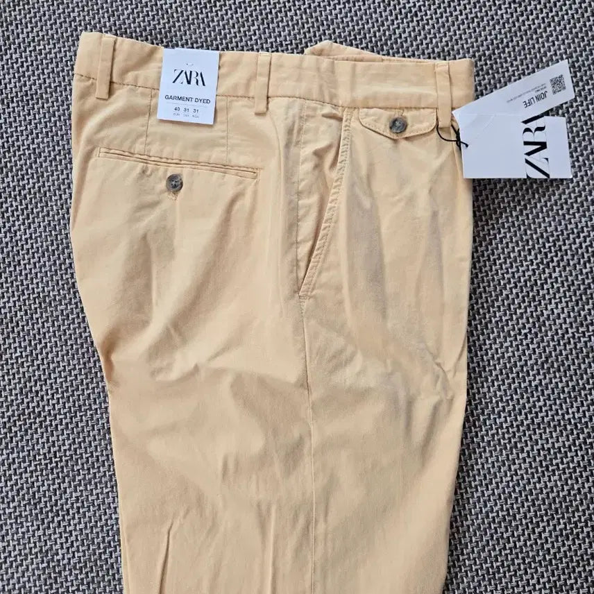 [BUNJANG] ZARA Garment Dyed Chino Trousers / (새상품) 가먼트다잉 치노 ZARA