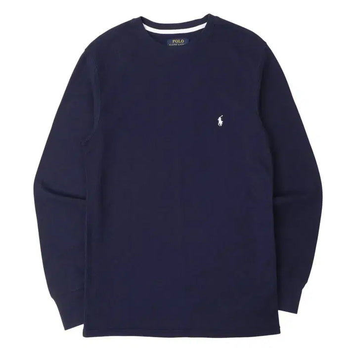 [BUNJANG] Polo Ralph Lauren Navy Waffle Long Sleeve Shirt / 폴로 랄프로렌 네이비 와플 롱슬리브