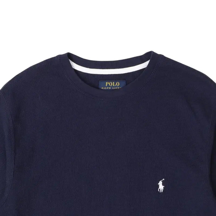 [BUNJANG] Polo Ralph Lauren Navy Waffle Long Sleeve Shirt / 폴로 랄프로렌 네이비 와플 롱슬리브