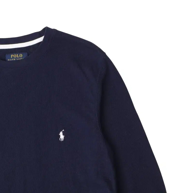[BUNJANG] Polo Ralph Lauren Navy Waffle Long Sleeve Shirt / 폴로 랄프로렌 네이비 와플 롱슬리브