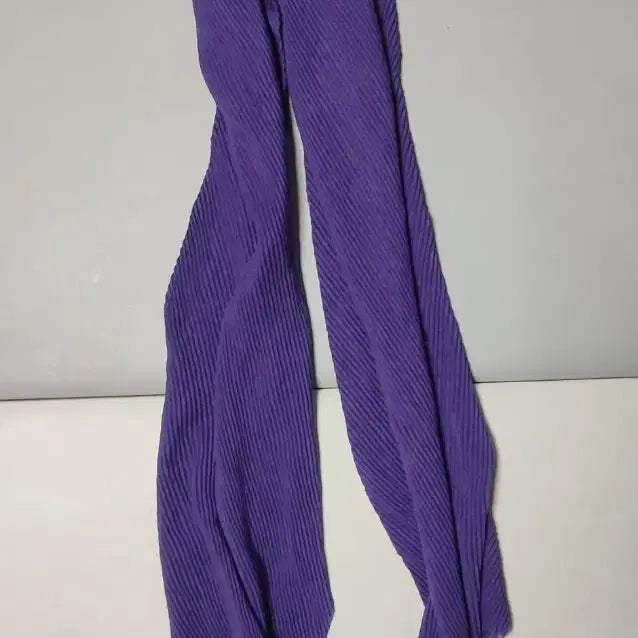 [BUNJANG] Purple Pleated Scarf / 보라색 기계 주름 스카프