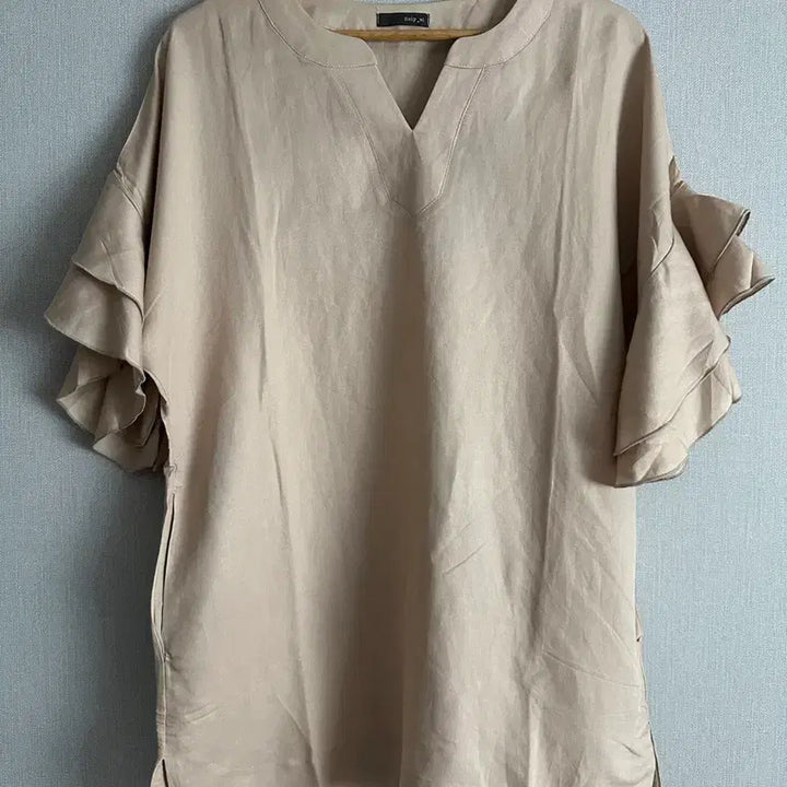 [BUNJANG] Holicholic Holyel Ruffle Sleeve Linen Dress / 홀릭홀릭 홀리엘 holyl 러플소매 원피스
