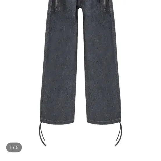 [BUNJANG] MJD Low Rise Dual Zip Denim Indigo L / [마지막가격,L] MJD 로우라이즈 듀얼 집 데님 인디고