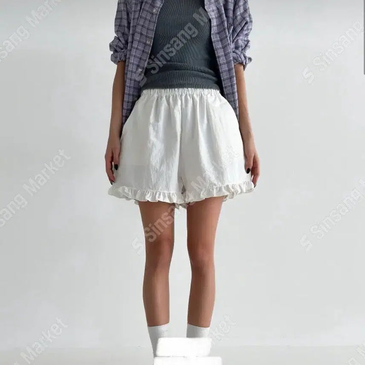 [BUNJANG] Frill Ruffle Shorts / 프릴 캉캉 반바지 ( 새상품 )