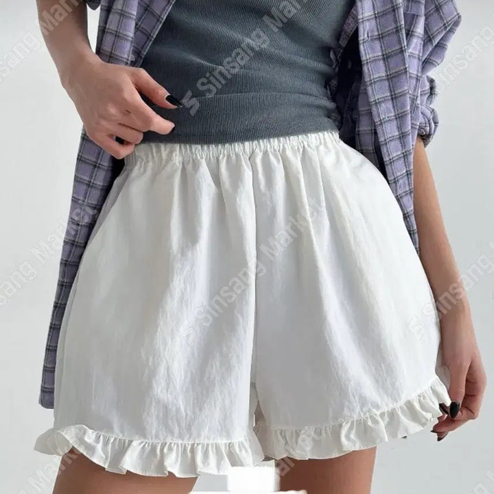 [BUNJANG] Frill Ruffle Shorts / 프릴 캉캉 반바지 ( 새상품 )