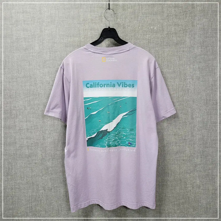 [BUNJANG] National Geographic Back Print Short Sleeve T-shirt / 1221. 내셔널지오그래픽 백프린팅 반팔 남성100