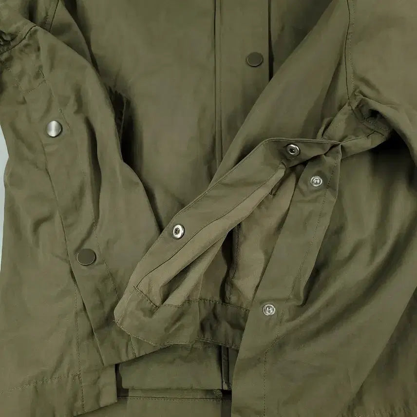 [BUNJANG] ZARA Khaki Hidden Zipper Raglan Sleeve Cotton Blend M65 Short Crop Jacket / ZARA 자라 카키 히든지퍼 가오리핏 레글런 코튼블렌드 M65 숏 크롭