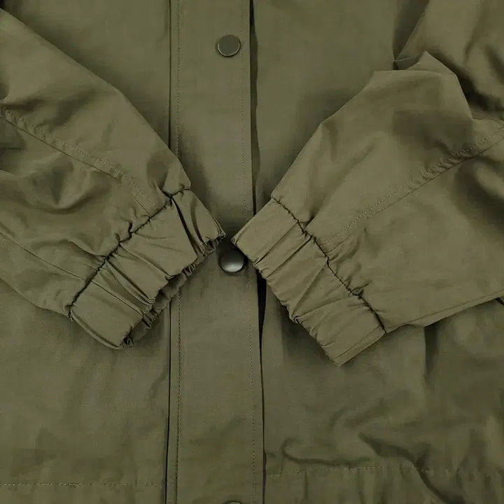 [BUNJANG] ZARA Khaki Hidden Zipper Raglan Sleeve Cotton Blend M65 Short Crop Jacket / ZARA 자라 카키 히든지퍼 가오리핏 레글런 코튼블렌드 M65 숏 크롭