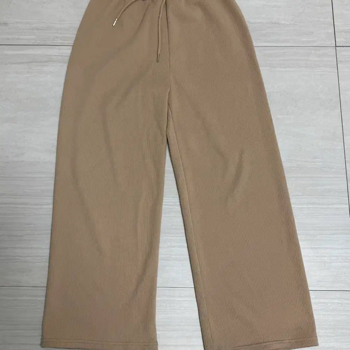 [BUNJANG] Knit Wide Pants Bundle Set / 니트 와이드 팬츠 2장 베이지/브라운 2장 일괄판매
