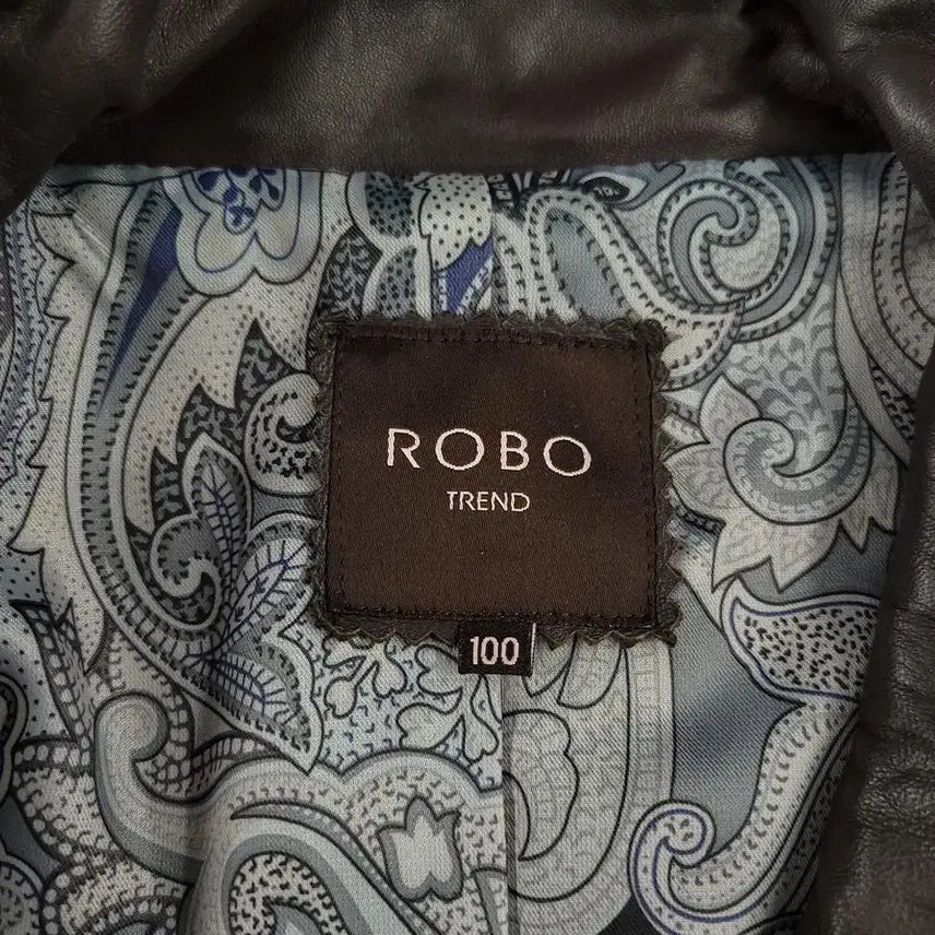 [BUNJANG] ROBO Brown Beige Snake Embossed Leather Jacket / ROBO 로보 브라운 베이지 배색 뱀피 스네이크 램스킨 양가죽 레더자켓