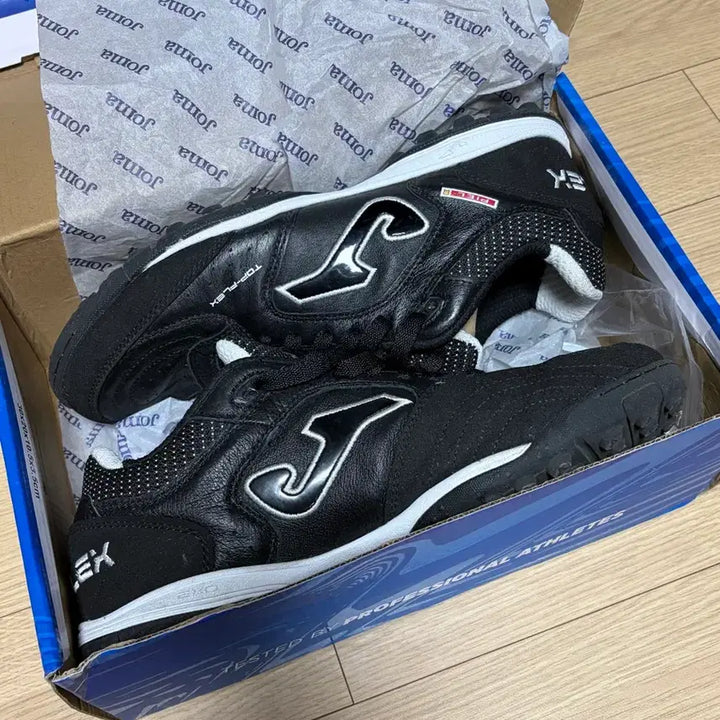 [BUNJANG] Joma Topflex Futsal Shoes Black 265 / 조마 탑플렉스 풋살화 블랙 265