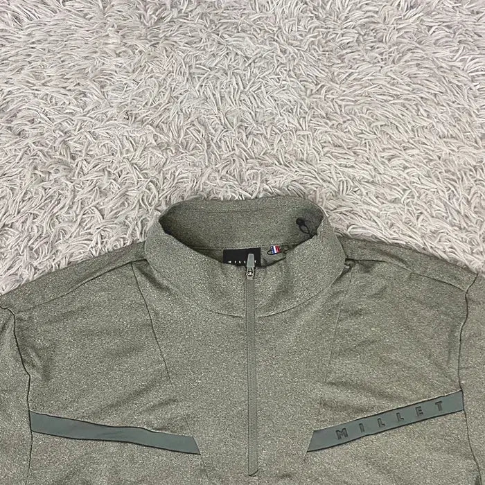 [BUNJANG] Millet Long Sleeve Half-Zip T-Shirt 95 / 밀레 긴팔 반집업 티셔츠 95