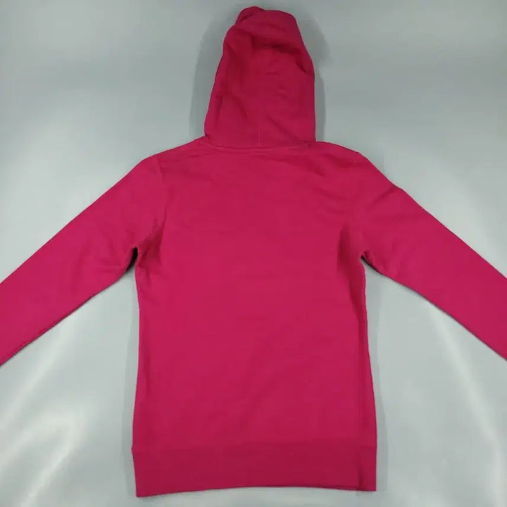 [BUNJANG] Nike Pink Black Swoosh Logo Cotton Sweat Hoodie WOM / 나이키 핫핑크 블랙 스우시 로고 캥거루포켓 코튼 스웻 후드 티셔츠 WOM